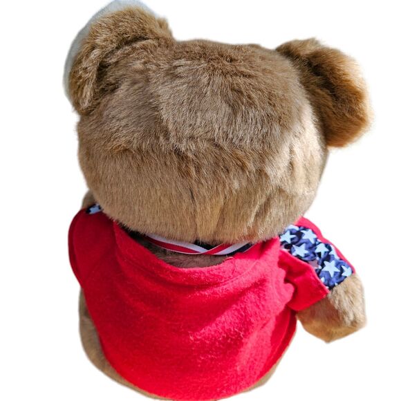 VINTAGE 1995 TEAM USA AMERICANA OLYMPIC BELKIE BEAR PLUSH TEDDY BEAR DOLL FIGURE - Picture 4 of 7